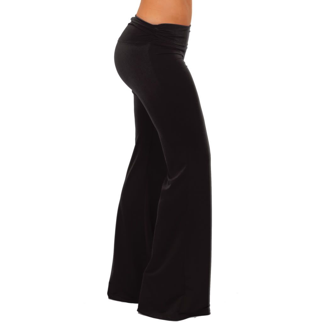 Fashionable Wide Leg Low Rise Gaucho Palazzo Exercise Yoga